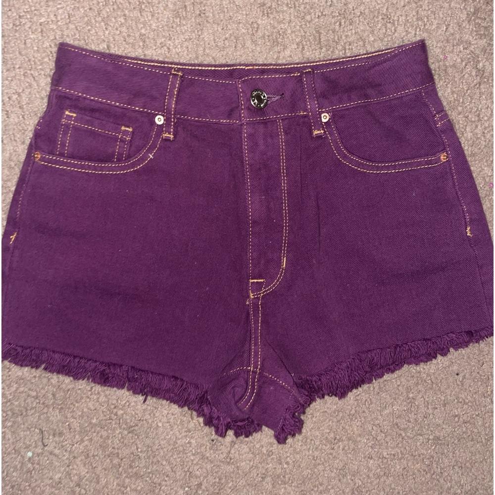 Purple high waist pacsun shorts